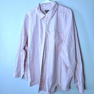 NWOT Style & Co. Pastel Pink Blouse with front pocket Size 3X
